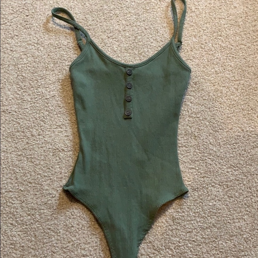 Green body suit